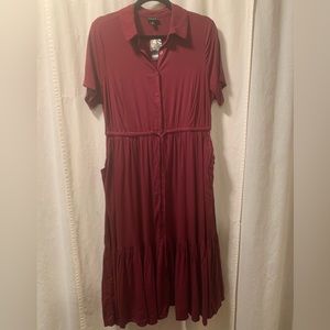 Torrid button up dress